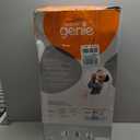 Diaper Genie Platinum Pail (Lily White) is Made in Durable Stainless Steel and Includes 1 Easy Roll Refill with 18 Bags That can Last up to 5 Months.
