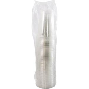 ArtNap TS-71 Pet Cup, 16.1 fl oz (510 ml), Pack of 50, 96 Recycled Clear Cups
