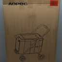 Medium Dog Stroller, Dual Entry One-Touch Folding,Small and Medium Pet Stroller,360° Rotating Front Wheels,70 lbs Weight Capacity for Outdoor Travel and Elderly Dogs - Green