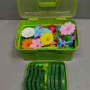 CENOVE Birthday Toys Gifts for 3 4 5 Years Old Toddler Girls Boys, Flower Garden Building Toy STEM Educational Activity Preschool Gift Toys for Kids Age 3+ with Storage Box (Multicolor)