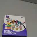 hahaland Car Seat Toys for Babies 0-6 Months Girl - Baby Toys 3-6 Months - Rattle, Mirror, Crinkle, Squeaky Carseat Stroller Toy 0-6 Months Developmental Newborn Baby Girl Birthday Gifts