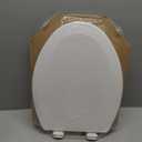 Bemis 1500EC 390 Lift-Off Wood Elongated Toilet Seat, Cotton White (Pack of 1)