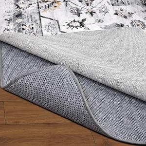 Non Slip Rug Pad Gripper, 6 x 9 Ft Extra Thick Foam Under Area Rug Carpet Pads for Any Hard Surface Floors, Keep Your Carpets Safe and in Place, Prevent Rug from Wrinkling or Buckling