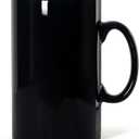 28 OZ Extra Large Ceramic Coffee Mug, M018 Classic Porcelain Boss Super Big Tea Cup with Handle for Office and Home, Black