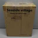 Arc Floor Lamps for Living Room, Modern Standing Lamp with Adjustable Hanging Drum Shade, Tall Pole Lamp with Foot Switch, Over Couch Arched Reading Light for Bedroom, Office (Black)