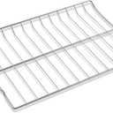 DG75-01001C Oven Rack Replacement Parts for Samsung Stove Oven 304 Stainless Steel Rack Flat DG75-01001D NX58H9500WS NX60A6511SS Samsung Range Oven Accessories Wire Rack 24 3/4 x 16 1/2 Oven Rack