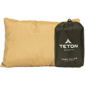 TETON Sports Camp Pillow; Great for Travel, Camping and Backpacking; Washable, Green, 12 x 18 inches; 9.6 Ounces