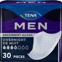 Tena Men Overnight Incontinence Protective Guard, Bladder Control, Discrete, Overnight Absorbency, 30 Count