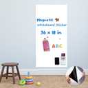Magnetic Whiteboard Sticker - Adhesive Backing 36'' x 18'' Dry Erase Board for Wall Whiteboard Contact Paper for Office Home Include Starter Kit