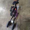 Rollator Walker for Seniors, Foldable All Terrain Rolling Walker with seat, Aluminum Walkers with 10 inch Rubber Wheels, Built-in Cable, Cup Holder, Adjustable Handles and Backrest for Seniors, Purple