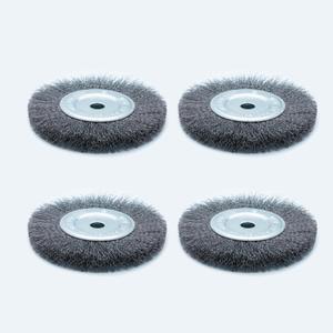 6inch Bench Wire Wheel Brush Set for Rust, Burr, Paint, and Corrosion Removal (4)