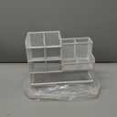 Marbrasse Mesh Pen Holder for Desk, Multi-Functional Pencil Organizer with Drawer, Desk Organizers and Accessories for Office Art Supplies (White)