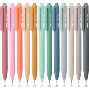 Mr. Pen- Retractable Gel Pens for Journaling, 12 Pack, Assorted Color Ink(Sweet Haze), Fast Dry, Colorful & Soft grip Barrels, Smooth Writing, 0.5mm Fine Point Aesthetic Pens