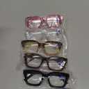 miyya Stylish Reading Glasses for Women, Cheaters Eyeglasses, Oversized Blue Light Readers, Fashion Eye Glasses