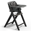 Mamazing GrowPod Pro Wooden Baby High Chair for 6 Months to 300lbs, Easy to Clean with Tray, Compact Foldable Highchair for Kitchen & Dining Room, with 5-Point Safety Harnesses and Guard Bar