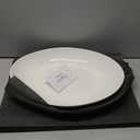 MORA Ceramic Large Serving Bowls- Set of 2 Oval Platters for Entertaining. Modern Kitchen Dishes for Dinner, Fruit, Salad, Turkey, etc. Oven, Dishwasher Safe, 110/80 oz, 16" / 14.6" - Vanilla White