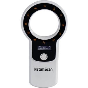 NetumScan Upgraded Pet Microchip Reader, 1024 Data Storage Portable Pet Chip Scanner Rechargeable Animal ID Tag Scanner with Stable OLED Display for ISO 11784/11785,FDX-B and ID64 RFID EMID-206C