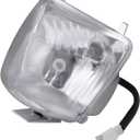 Chinese ATV Headlight Assembly 12V 35W Aftermarket Replacement Parts Fits for 50cc 70cc 90cc 110cc 125cc Taotao SunL JCL Coolster Roketa Kazuma Chinese ATVs Quad 4 Wheeler.