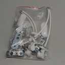 Kamtop 4 PCS Window Restrictor Locks, Lockable Window Door Locks with Keys, Childproof Casement Window Lock Anti Theft Window Guards for Children Safety Security Restrictor Cable Wire Catch (White)