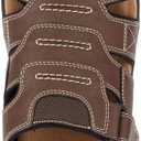 DOCKERS Searose Fisherman Mens Sandals Outdoor Comfort Memory Foam Sandals for Men (14, Briar)