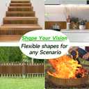 Corrugated Garden Edging,6"40Ft Pre-Rusted Landscape Edging & Lawn Edging Border,Metal Garden Border for Flower Beds,Garden,Lawn,Raised Beds & Tree Surrounds