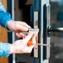 PATIKIL 35/35 (70mm Overall) European Double Lock Cylinder, Door Cylinder Lock with 8 Keys for Wooden Doors, Aluminum Doors