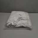 White Toilet Rug 24x24 Non Slip Plush Bathroom Floor Mat U Shaped Washable Contour Rug for Toilet Absorbent Thick Foot Rug