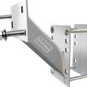 Spare Tire Mount Bracket for Trailer, Stainless Steel Material Boat Trailer Carrier Bracket, Fits Most 4 & 5 & 6 Lugs Trailer Wheels on 4", 4.25''4.5'',4.75'', 5" or 5.5" Bolt Patterns