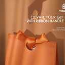 Vitalizart Paper Gift Bags With Ribbon Handles Set of 10 Assorted Colors Bulk Reusable For Gift Wrap Girls Kids Birthday Bridal Shower Party Favors Goodie Bags Candy Christmas 7.87"x3.54"x7.09" Small