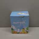 Baffect Water Pitcher, High Borosilicate Glass Jug with Stainless Steel Lid, Leakproof Fridge Door Carafe for Hot or Cold Beverage Vertical Pattern (1.8 L/63 oz.)