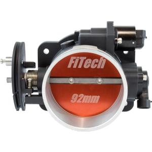 FiTech Throttle Body, Multi-Port Injection, 92 mm Diameter, Aluminum, Black Powder Coat, GM LS-Series, Each