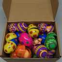 24 Pack Prefilled Easter Eggs with Animal Slow Rising Squishy Toys Inside Stress Relief Squeeze Toys for Kids Girls Boys Easter Basket Stuffers Gifts Party Favors