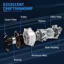 22301C Air Conditioner AC Compressor with Clutch Fits for 2013-2021 Encore, 2020-2021 Encore GX, 2013-2020 Sonic, 2013-2021 Trax 1.2L 1.3L 1.4L, Replace OE 98495 42783843