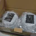 Outdoor Solar Rock Bluetooth Speakers with Colorful Lights, Deep Bass IPX4 Waterproof Speaker, Solar-Powered, TWS Paring, Perfect for Pool Garden and Outdoor Activities - Marble 2 Pack