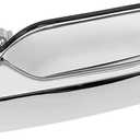 Exterior Chrome Door Handle Rear Right Passenger Side | for 2007-2013 Chevy Silverado Suburban Tahoe Avalanche, GMC Sierra Yukon, Cadillac Escalade | Replaces# 22738726, 25960522, 15915660, 80547