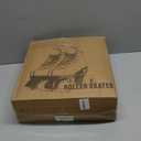 Roller Skates for Women and Men Cowhide High-Top Shoes Classic Double-Row Roller Skate Four-Wheel Roller Skates for Men Girls Unisex Christmas (44 - 10.63in - Women's 10.5 / Men's 8.5, black camouflage with flash wheel)