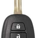 Key Fob Keyless Entry Fits for Toyota Corolla Camry Tacoma 2014 2015 2016 2017 2018 2019 Remote Control Head Key Replacement HYQ12BDM, HYQ12BEL 89070-02880 with H Chip