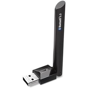 TP-Link USB Bluetooth Adapter for PC, Bluetooth 5.3 Long Range Receiver, Plug and Play, Adjustable Antenna, Supports Windows 11/10/8.1/7 for Desktop, Laptop, PS5/PS4/Xbox Controller (UB500 Plus)