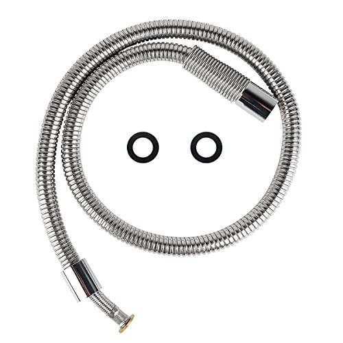 KOLLNIUN 38" Commercial Pre Rinse Hose Stainless Steel Flexible for Commercial Kitchen Sink Restaurant Industrial Dishwasher Faucet Pre-Rinse Sprayer Hose Replacement Part (96CM/38inch)