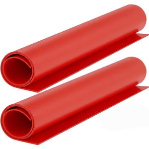 2 PCS 20" x 20" Insulated Rubber Mat 1000V – Electrical Safety Mat High Voltage Insulation Pad, Non-Slip Red Rubber Mat for Electrical Work, Industrial & Workshop Use (2)