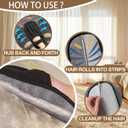 Pet Hair Remover Glove - Reusable Electrostatic Five-Finger Gloves for Cat/Dog Hair Removal on Furniture, Carpet & Clothes (1PCS)