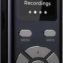 2 x New 64GB Digital Voice Recorder Voice Activated Recorder for Lectures Meetings Audio Noise Reduction Dictaphone Recording With voice-activated recording, segmented recording, timed recording, outgoing