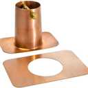 Monarch Rain Chains Gutter Adapter Standard Adapter with Brass Bolt for Chain Installation, Pure Copper Rain Chains for Gutters Mount, Rust-Resistant Drainage Mount for Roof Downspout Chain