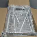 REALINN Under Sink Organizer, Pull Out Cabinet Organizer 2 Tier Slide Out Sink Shelf Cabinet Storage Shelves, Under Sink Storage for Kitchen Bathroom Cabinet, White, 1 Pack