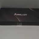 Hair Dryer, Blow Dryer with Diffuser for Curly Hair | Plasma Ionic Hairdryer for Frizz Control | Low Noise | Foldable for Travel | 6.5Ft ALCI Cord | Magnetic Nozzle for Faster Drying (Gray)