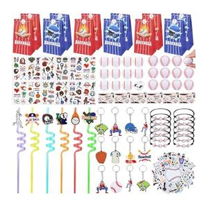 3 Packs Of Cups
2 Packs Of Keychains
1 Pack Of Rubber Bands
2 Pack Of Fingerprint Pads
Lots Of Cocktail Straws
2 Packs Of Stickers