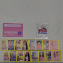 Barbie 16 Mini Valentines with jumbo stickers