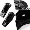 6.5" Motorcycle Speaker Saddlebag Lids Compatible for 2014-2024 Harley Touring Models Street Glide Road King Road Glide Electra Glide Ultra Limited