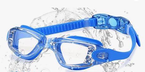 COOLOO Swim Goggles, 1pc Goggles Swimming Adult Swimming Goggles for Women Men Youth Teen Kids Anti Fog Anti-UV No Leaking , Blue