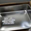 Stainless Steel Litter Box, 22.8x16.5"x6" Oval Stainless Steel Cat Litter Box Extra Large, XL Metal Litterbox for Big Cats, Non Stick Surface, Easy to Clean